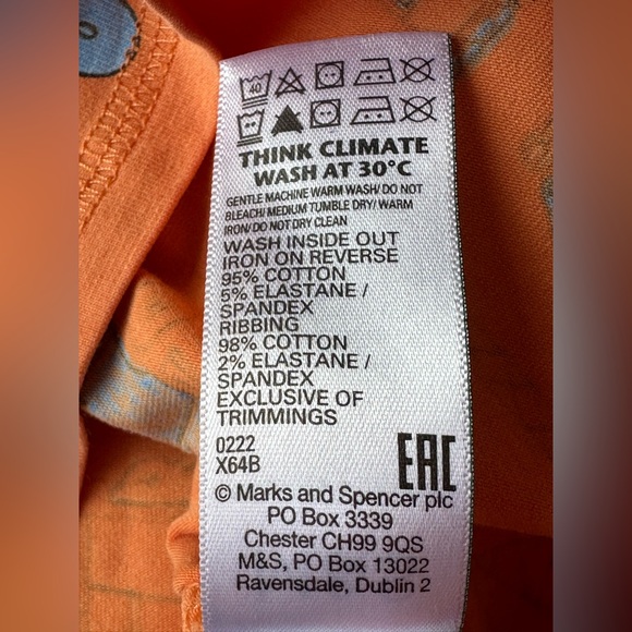 Mark & Spencer M&S Collection Cotton Rich Transport Print Pajamas size 3-4 Years - Picture 11 of 11